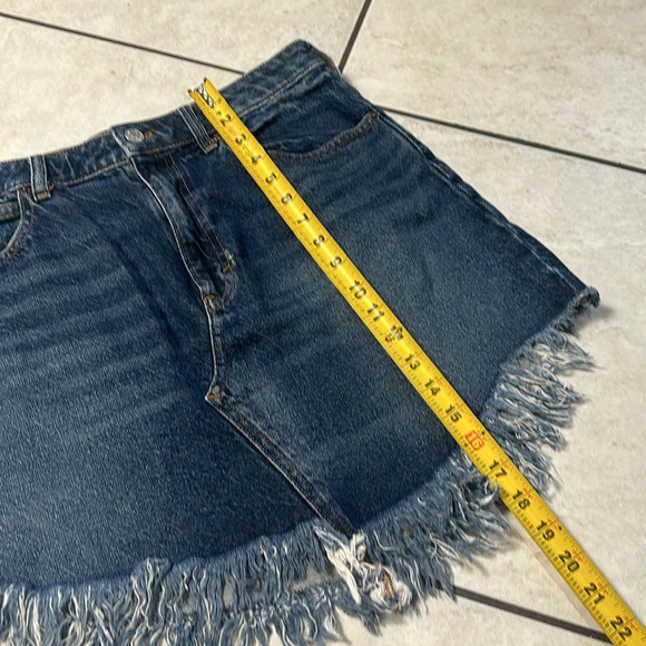 Free People‎ We The Free Bailey Denim Mini Skirt - Picture 8 of 8
